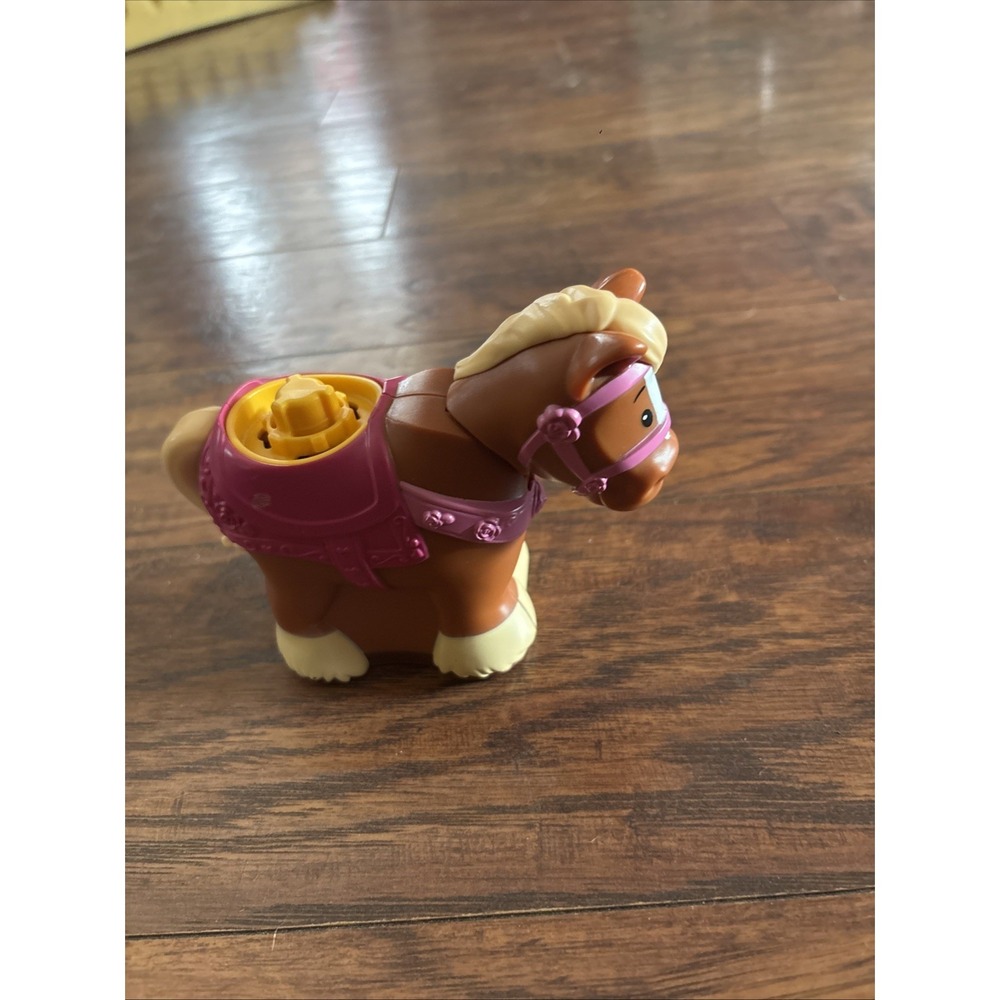 Fisher Price Little People Disney Princess Belle Philippe Horse Only- Works